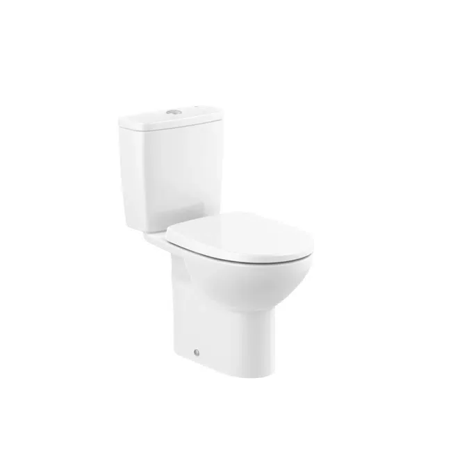 Soft-closing WC seat and cover with stainless steel hinges