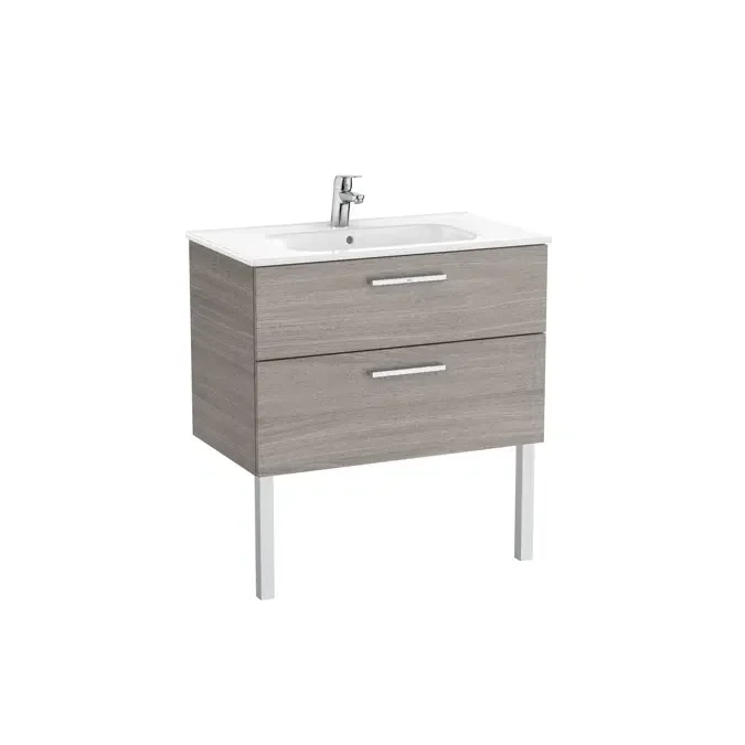 Unik - Base unit with two drawers and basin (Victoria)