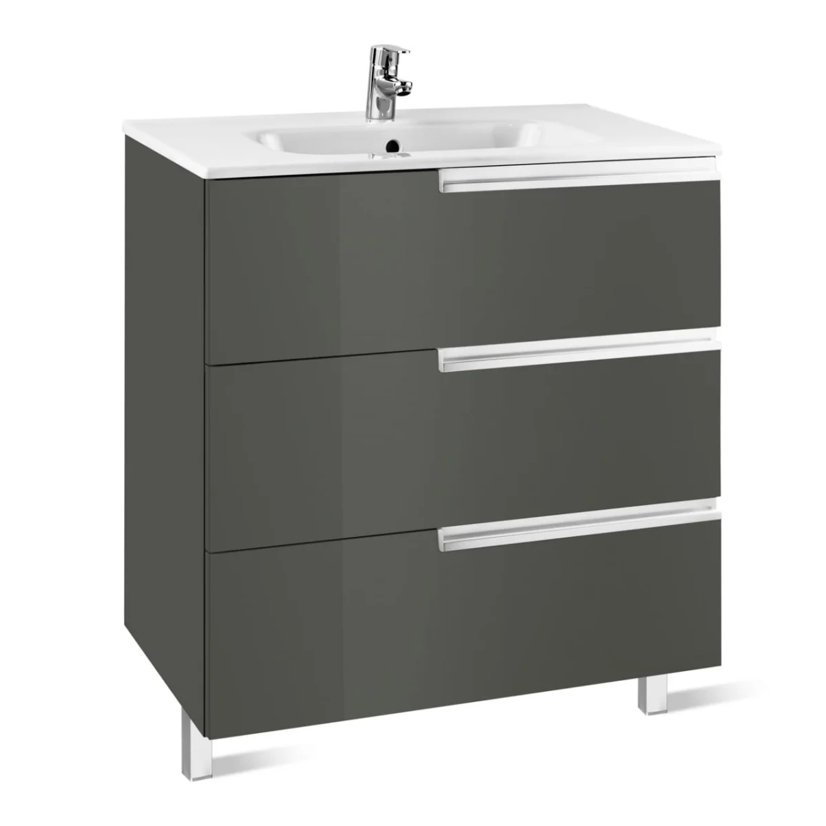 Unik - Base unit with three drawers and basin (Victoria)