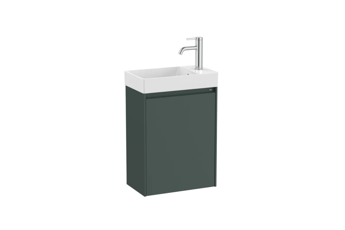 Unik - Compact base unit with one door and Fineceramic® basin