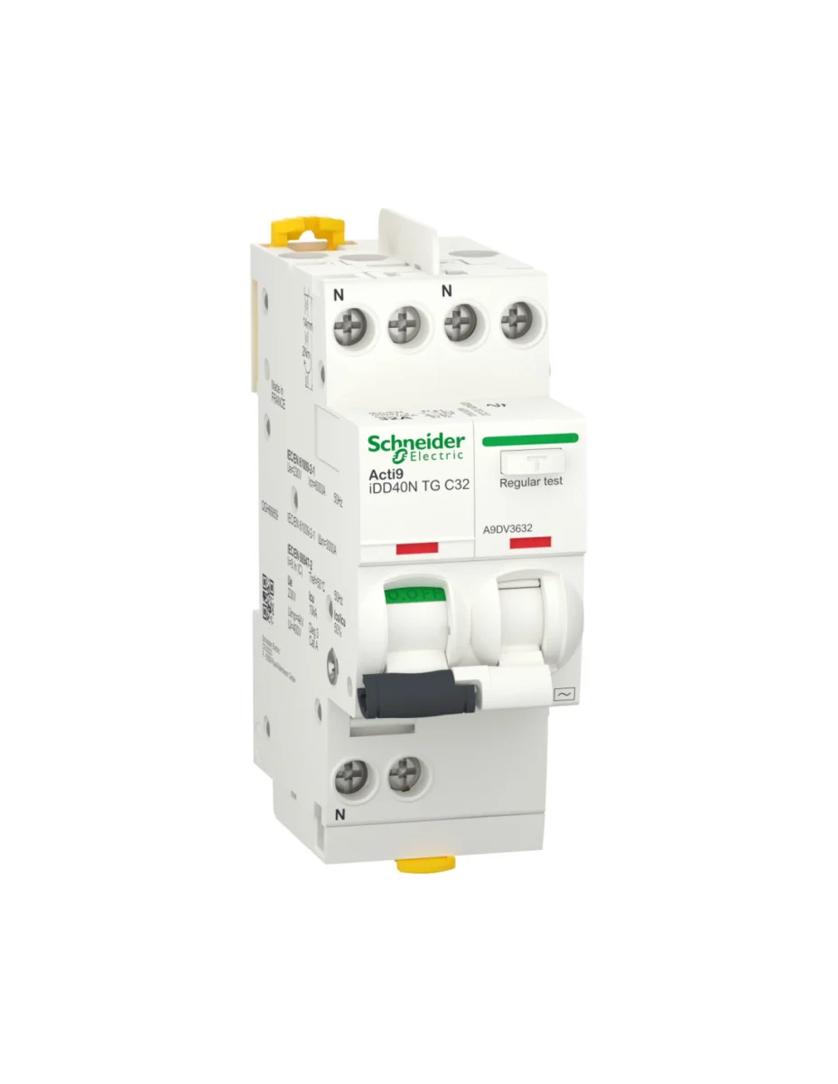 Disjoncteur différentiel iDD40N - 1P+N - 32 A - Type Asi 30 mA