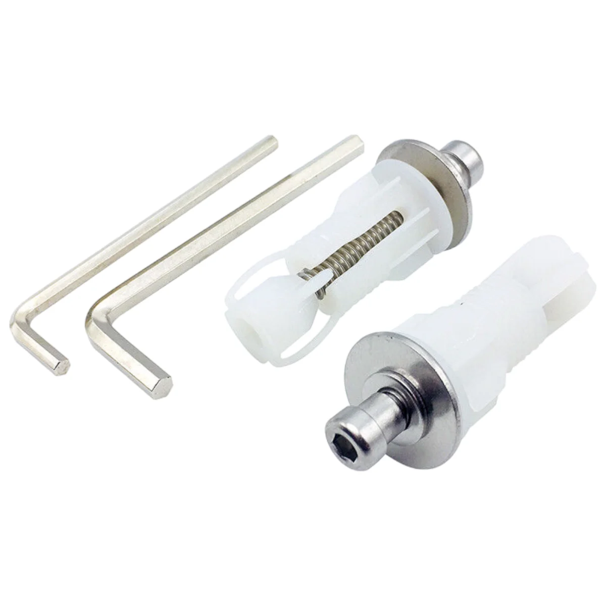 Fixing kit hinge, soft-closing
