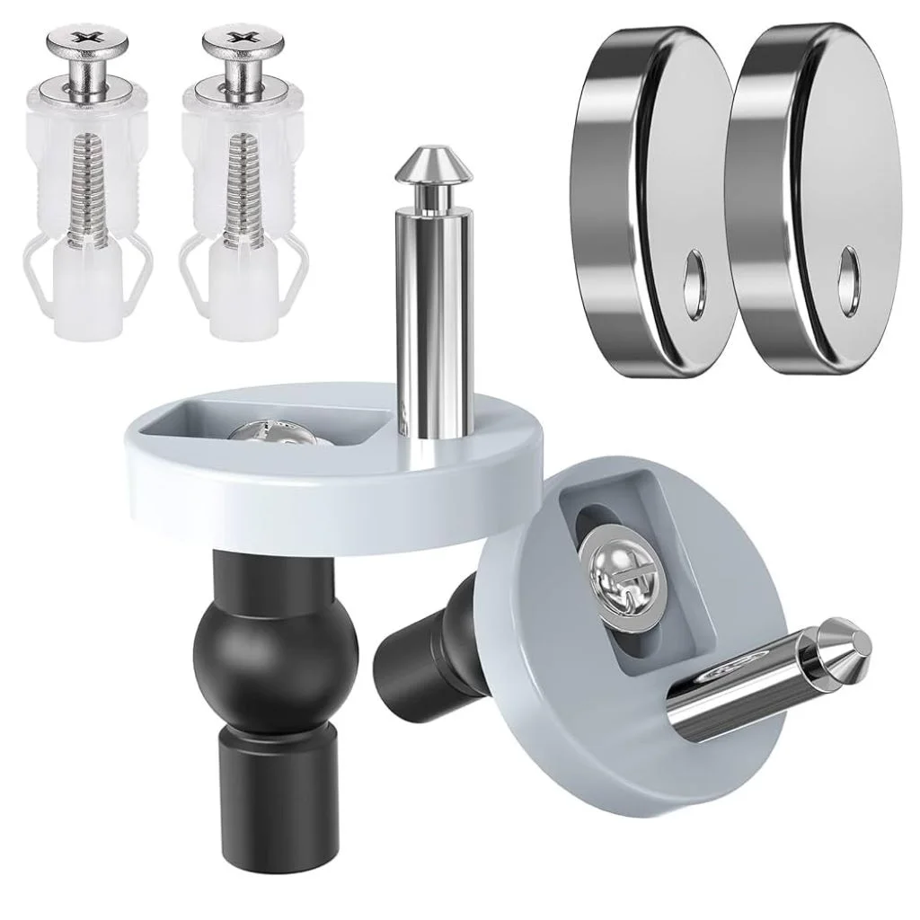 Acetal quick release hinge for WC seat