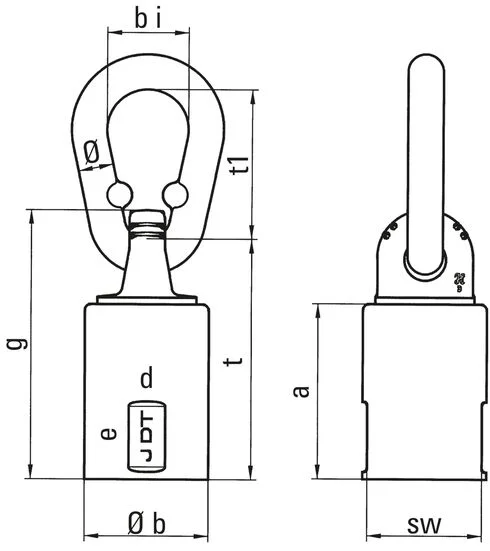 Anneau de levage TPA-F2