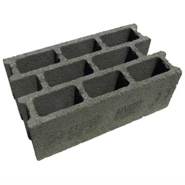 Bloc creux de 20 4 parois avec angle — Bloc standard