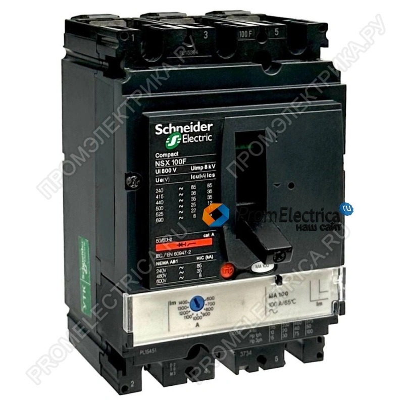 Disjoncteur ComPacT NSX100F AC/DC TM30D