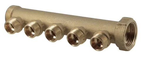 Collecteur mâle à visser, sorties 1/2''