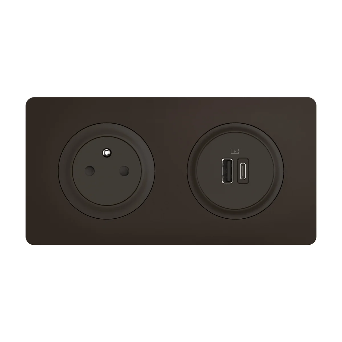 Double prise pré-câblée encastrée Prise Surface + chargeur double USB