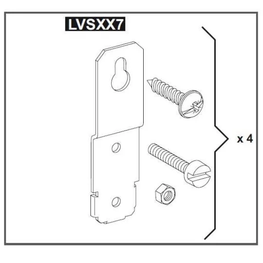 Agrafe de fixation Mureva Box