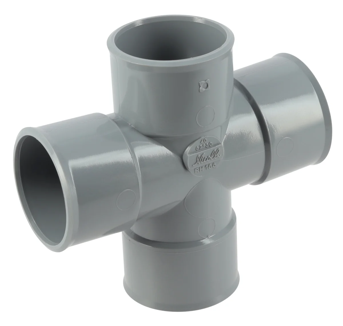 Culotte double équerre eaux usées à coller 87°30 Femelle-Femelle