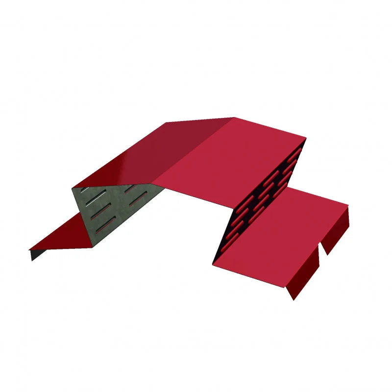 Faîtière double crantée ventilée