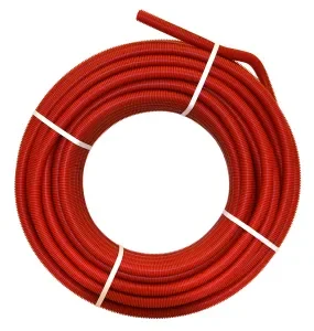 Tube multicouche pré-fourreauté en couronne