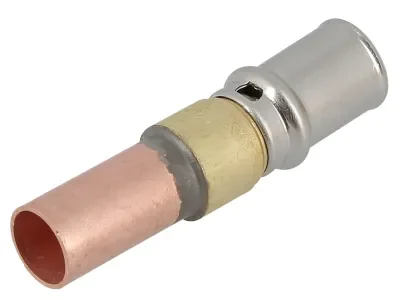 Manchon de transition FLUXO® cuivre à sertir avec olive