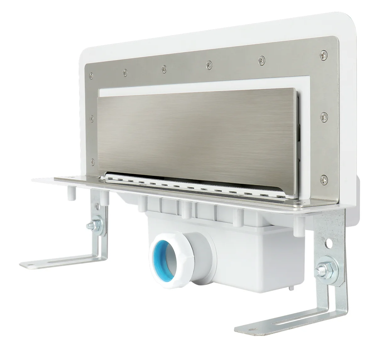 Grille magnétique amovible pour caniveau mural