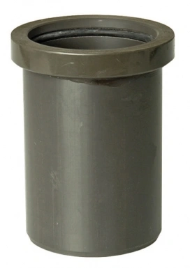 Tulipe pour siphon inox HTA®-E femelle/mâle avec joint torique EPDM du côté sortie inox