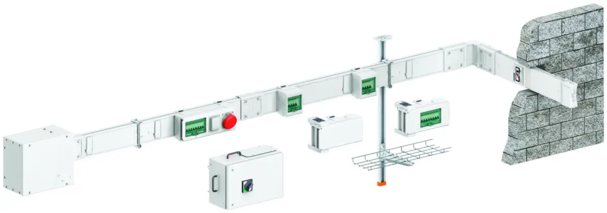 Canalis KBA élément droit standard 3L + N + PE