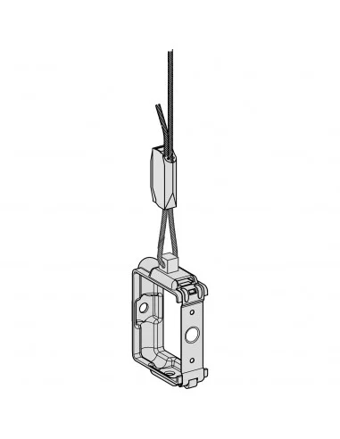 système de suspension par câble – étrier universel pour câble acier