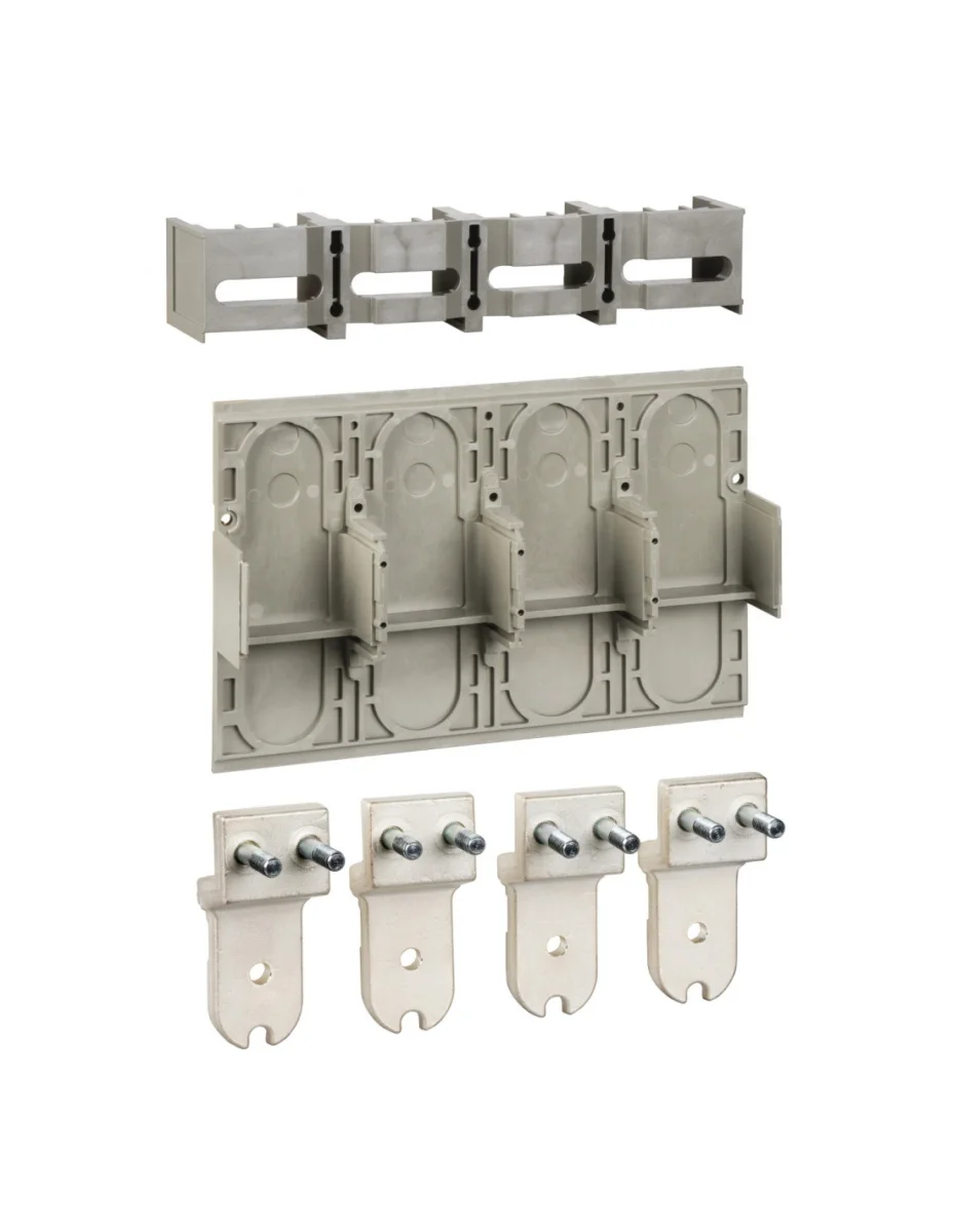 Connecteur tétrapolaire 25 A pour fusibles cylindriques NF