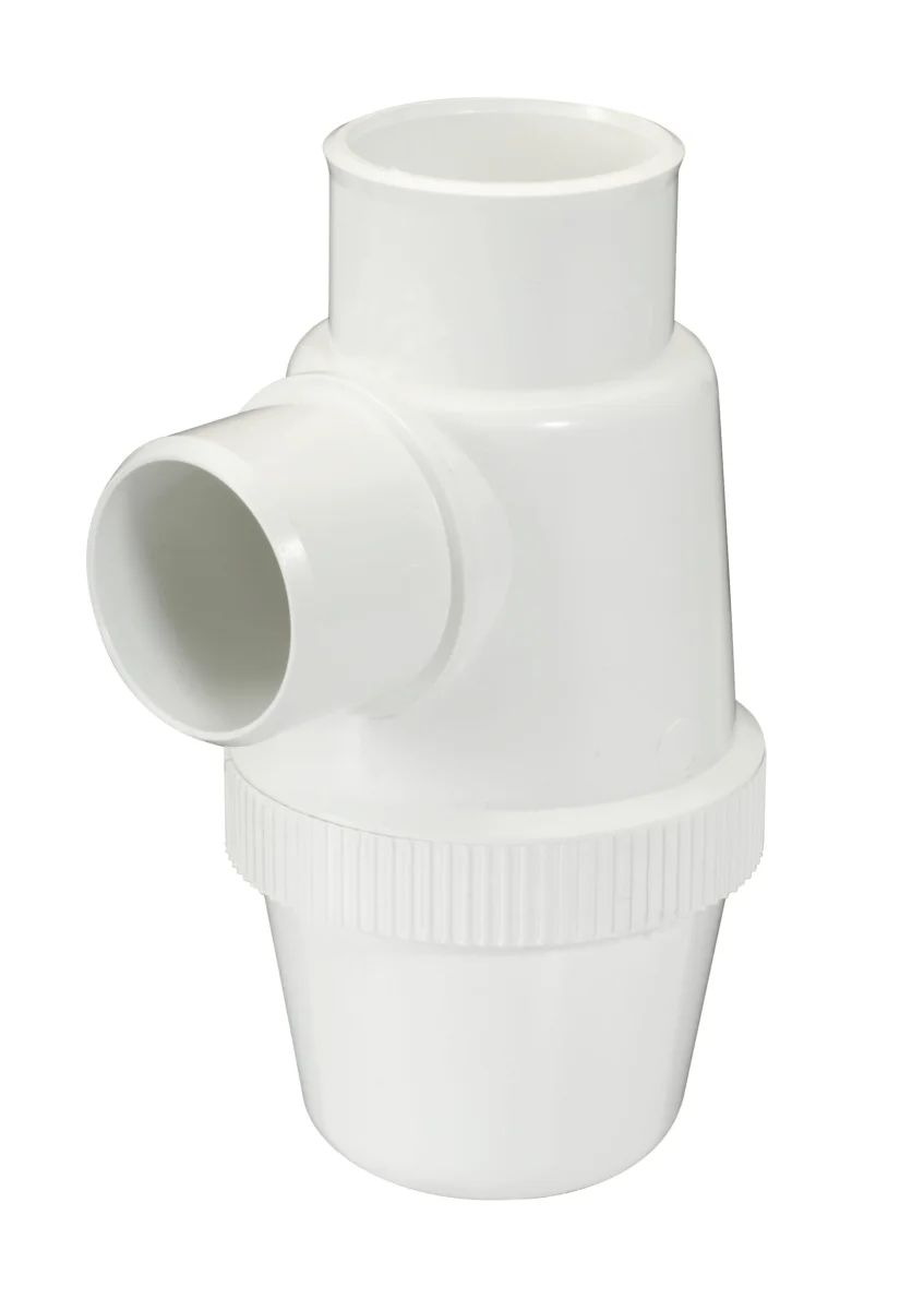 Sortie simple de lavabo, tube épaisseur 3.2