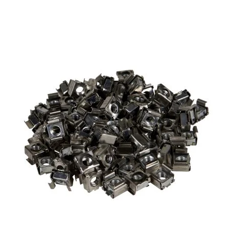 Écrous-cage pour trous carrés 12 mm, lot de 50