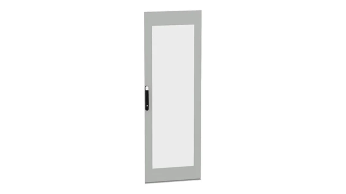 Porte vitrée de rechange, Gris RAL 7035