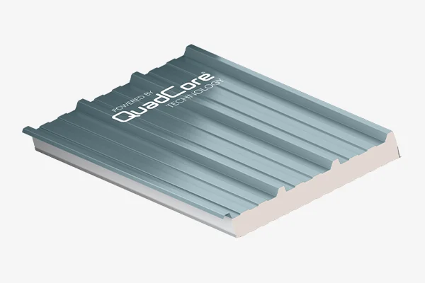 Panneau Sandwich de Couverture QuadCore KS1000RW avec fixations RodéO®