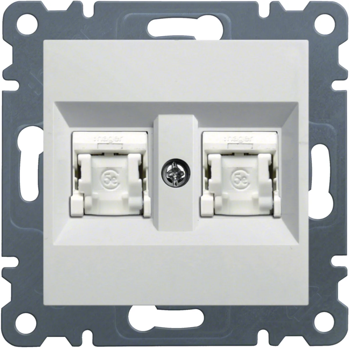 Prise RJ45 cat. 6 UTP double**