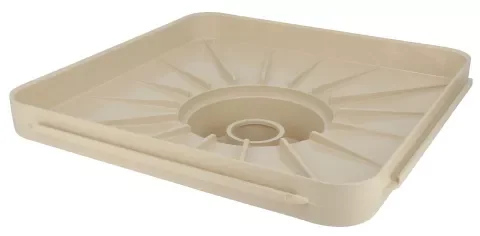Receveur 40 x 40 cm + adaptateur 80/100