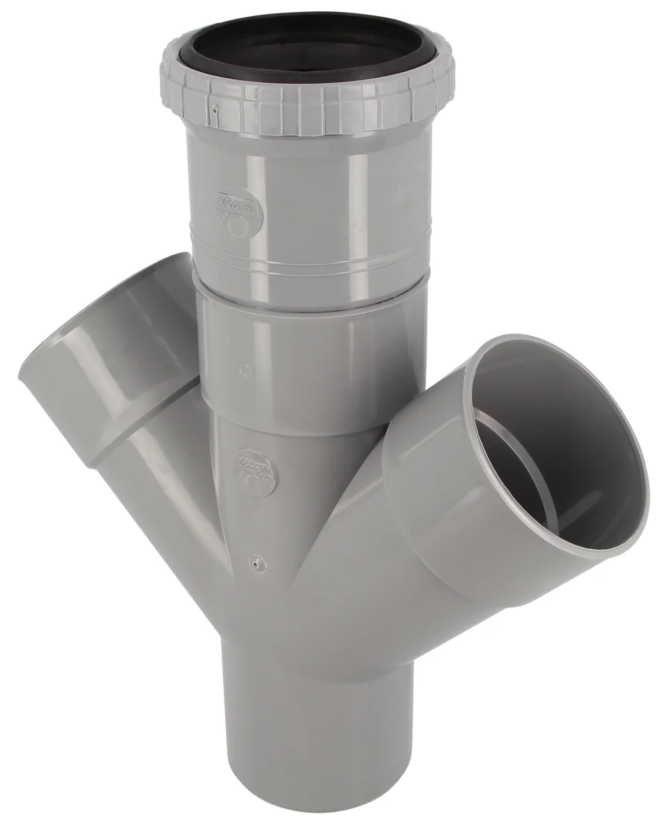 Culotte triple parallèle à 45° mâle/femelle
