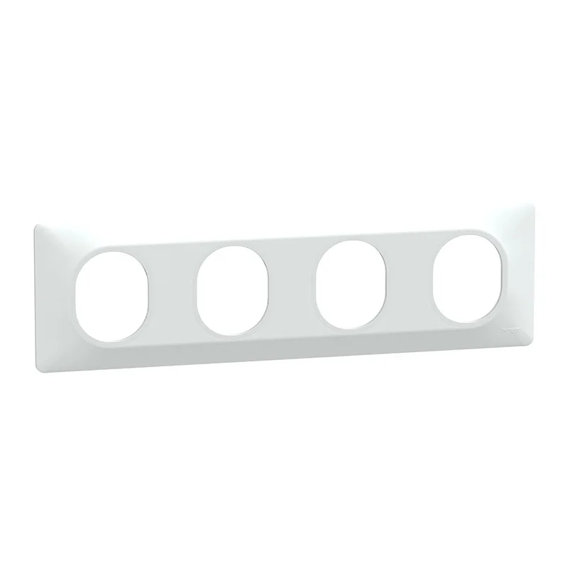 Plaque de finition Ovalis Blanc