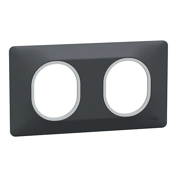 Plaque de finition Ovalis Anthracite