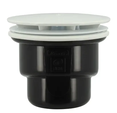 Siphon de cour - Modèle à grande garde d'eau sortie verticale