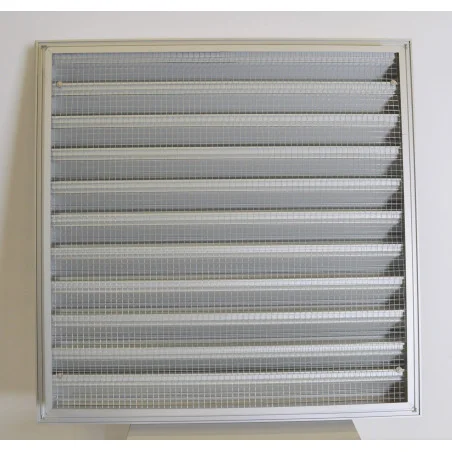 Atson® — grille extérieure pare-pluie acoustique, simple épaisseur, acier