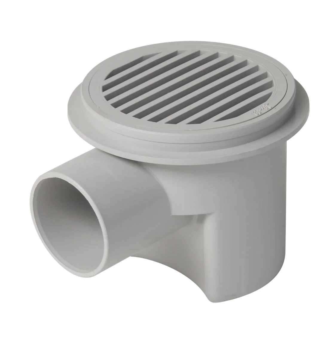 Siphon de sol, sortie horizontale - platine orientable