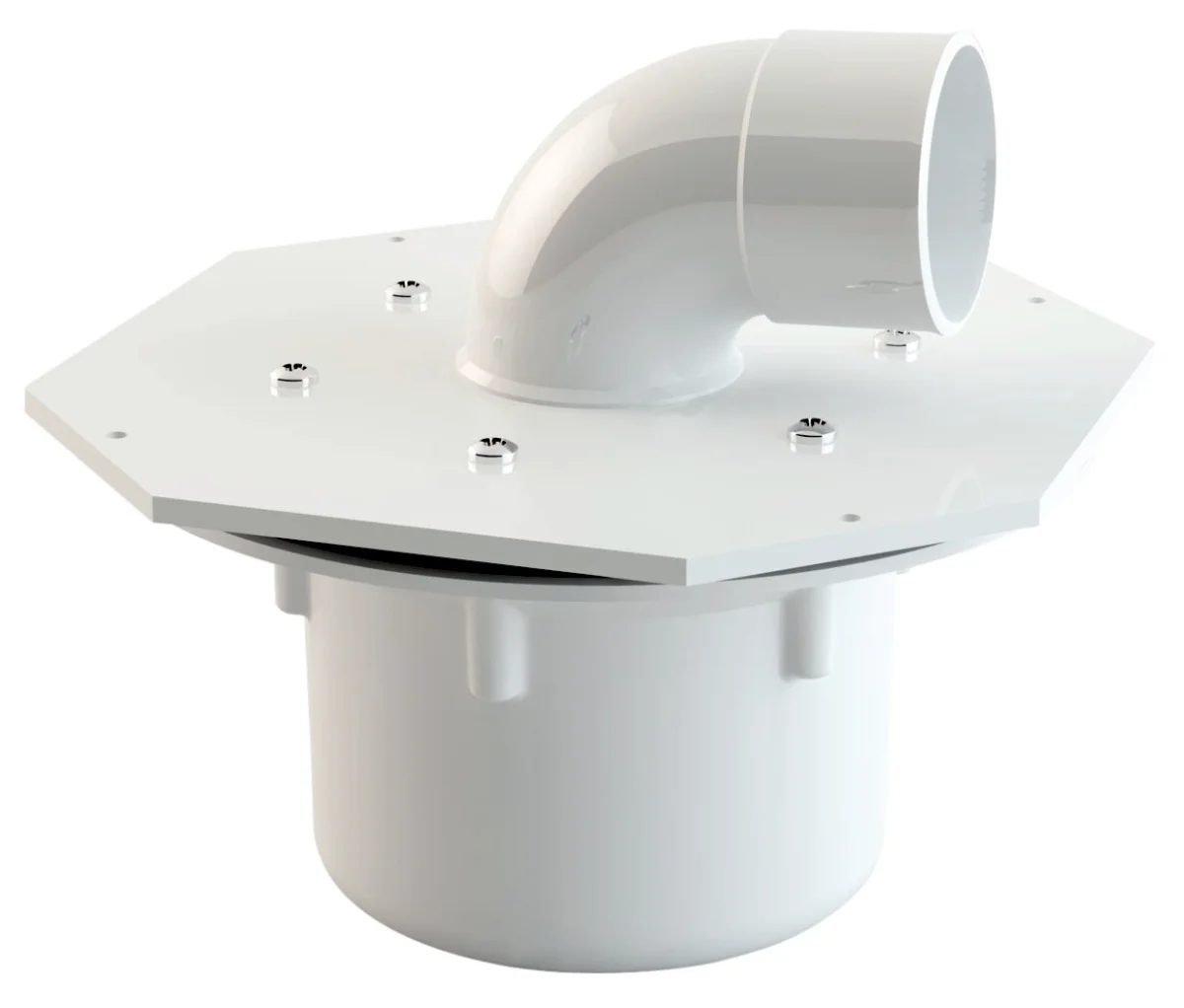 Kit siphon PMR, garde d'eau 50 mm, sortie verticale