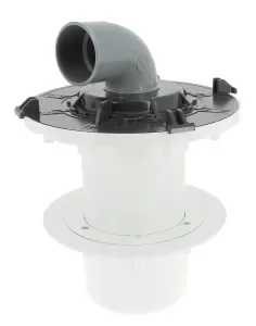 Kit siphon PMR, garde d'eau 50 mm, sortie verticale avec chape