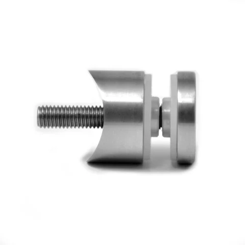Crociera inox 316 satinato a 1 punto di fissaggio 45° - 45° single-arm satin 316 stainless steel spider