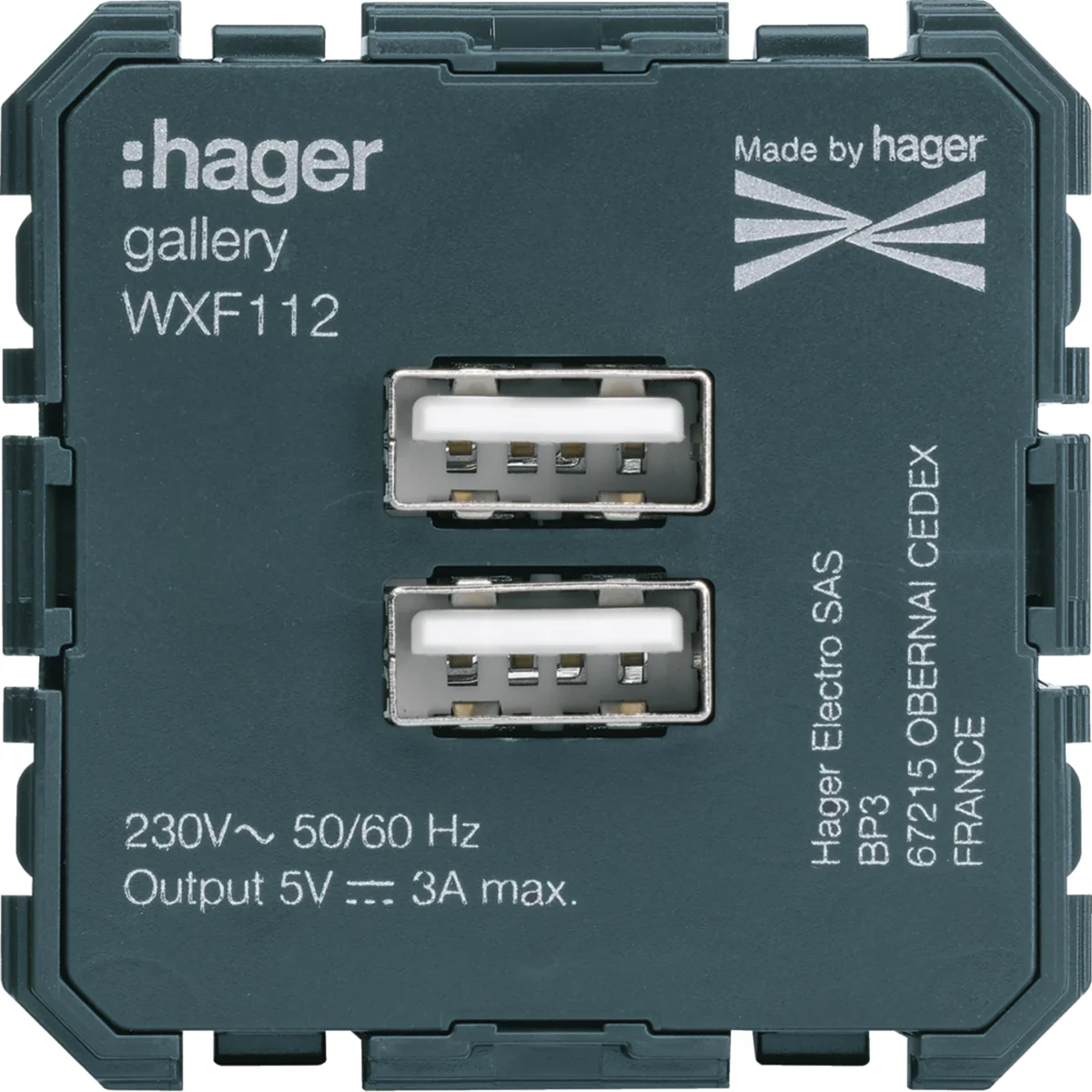 Chargeur USB - double A + A, jusqu'à 3 A