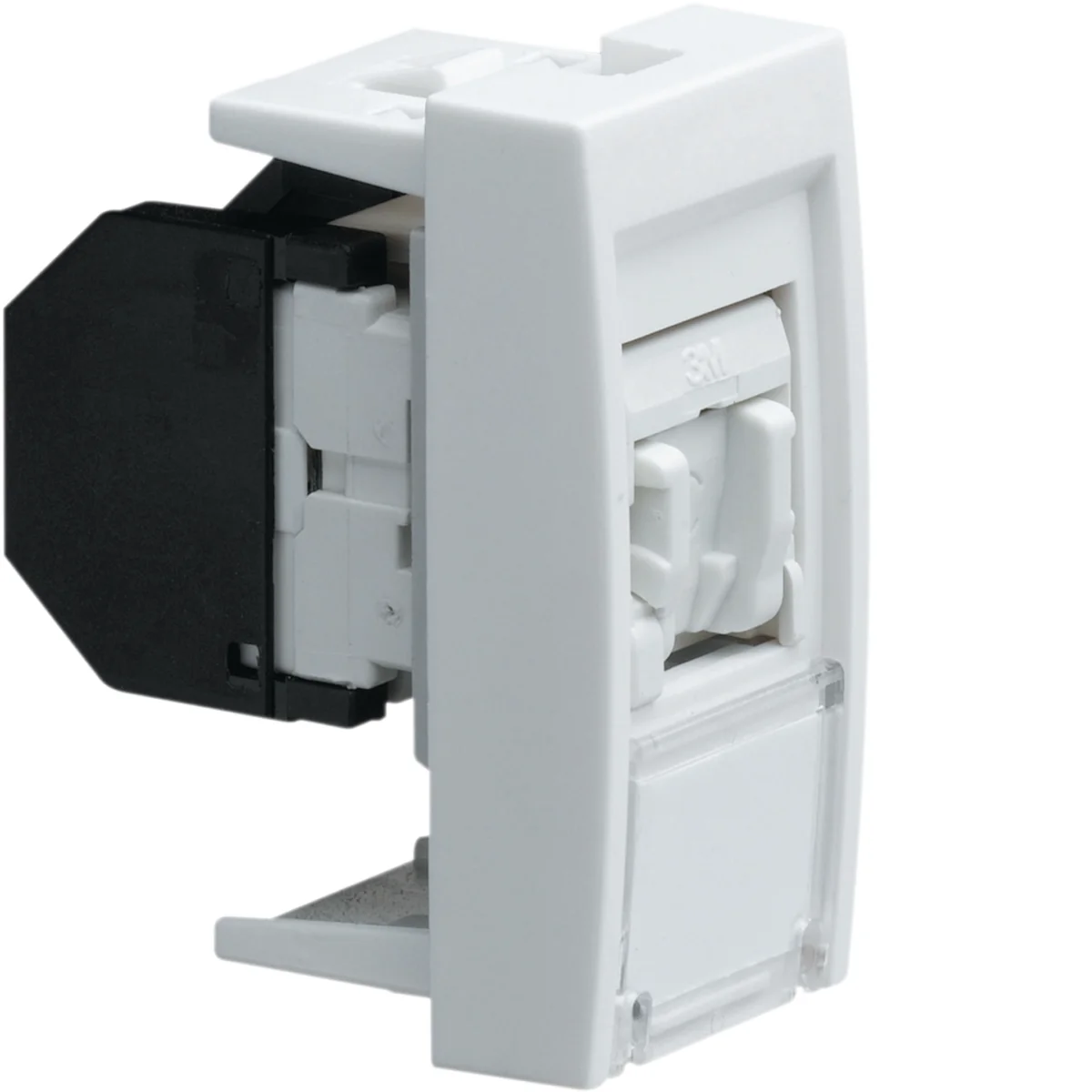 Prises RJ45 1 module - cat. 5e FTP avec porte-étiquette