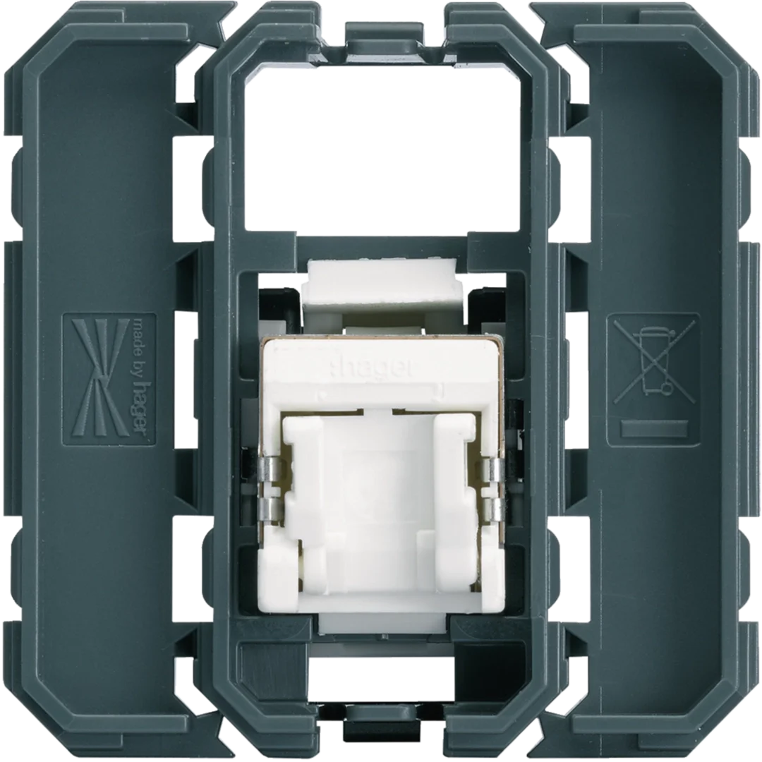 Prises RJ45 1 module - cat. 6 FTP avec porte-étiquette