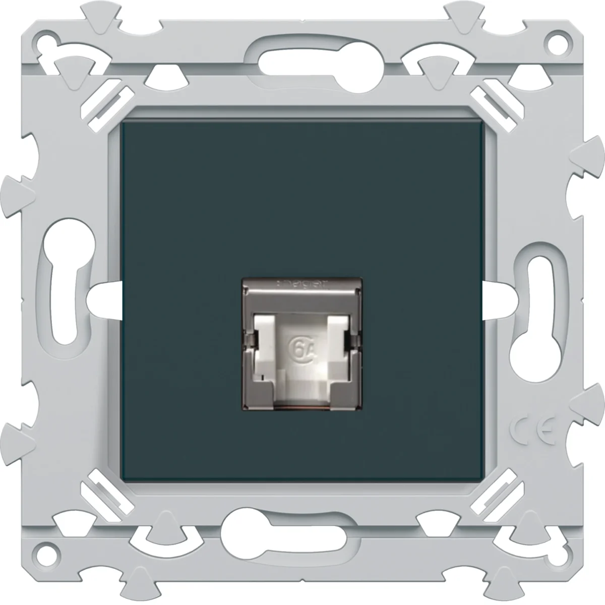 Prises RJ45 2 modules - cat. 6A STP simple (grade 3 TV)