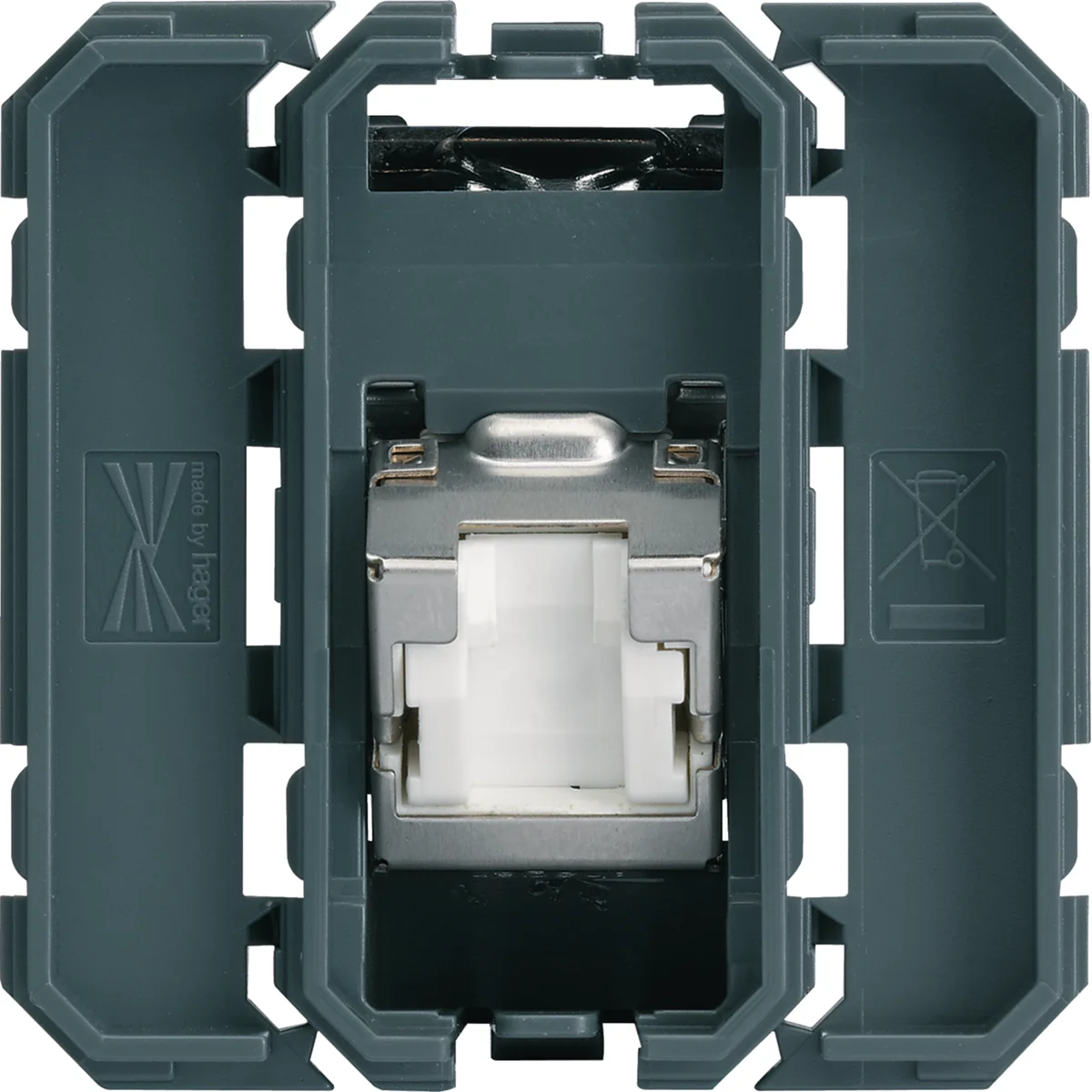 Prise RJ45 cat. 6 STP double** (pour grade 2 TV)