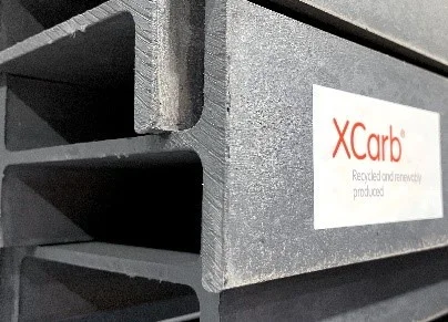 XCarb® recycled and renewably produced sections and merchant bars (profilés et aciers marchands de sources recyclées et renouvelables)